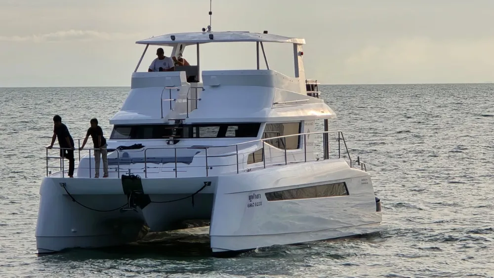 45ft Powerplay Power Catamaran exterior photo
